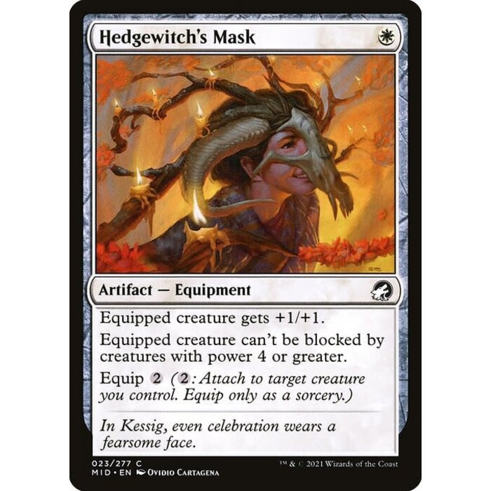 Magic: The Gathering Hedgewitch's Mask (023) Near Mint Foil
