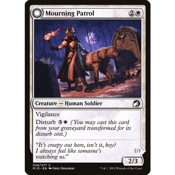 Magic: The Gathering Mourning Patrol (028) Near Mint Foil