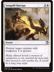 Magic: The Gathering Sungold Barrage (036) Near Mint Foil