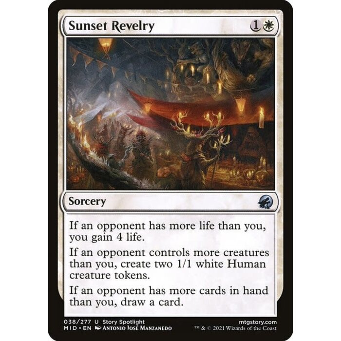 Magic: The Gathering Sunset Revelry (038) Lightly Played