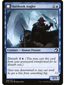 Magic: The Gathering Baithook Angler (042) Lightly Played Foil