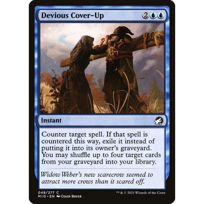 Magic: The Gathering Devious Cover-Up (048) Near Mint Foil
