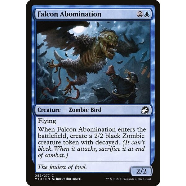Magic: The Gathering Falcon Abomination (052) Near Mint Foil