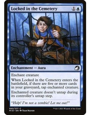 Magic: The Gathering Locked in the Cemetery (060) Lightly Played Foil