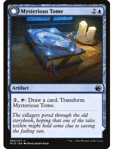 Magic: The Gathering Mysterious Tome (063) Near Mint Foil