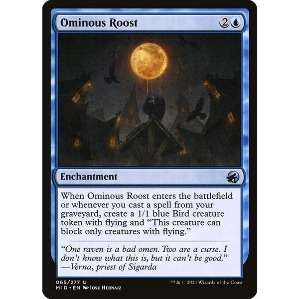 Magic: The Gathering Ominous Roost (065) Near Mint