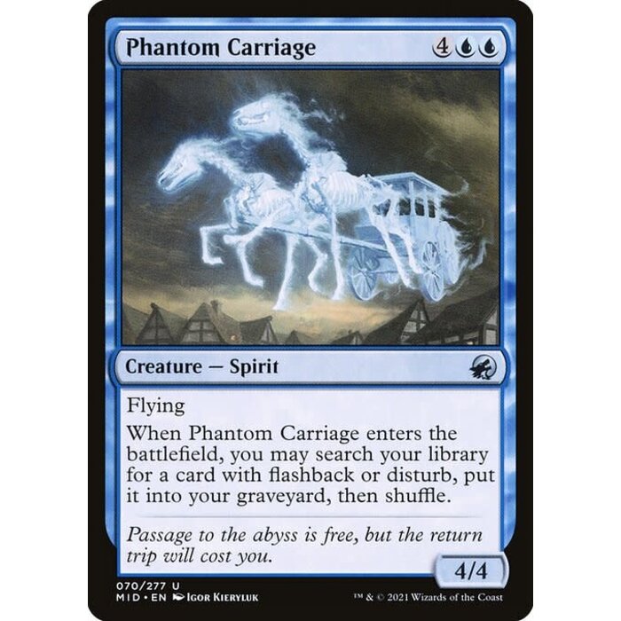 Magic: The Gathering Phantom Carriage (070) Near Mint