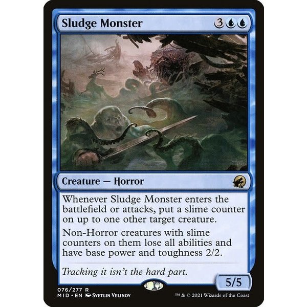 Magic: The Gathering Sludge Monster (076) Lightly Played Foil