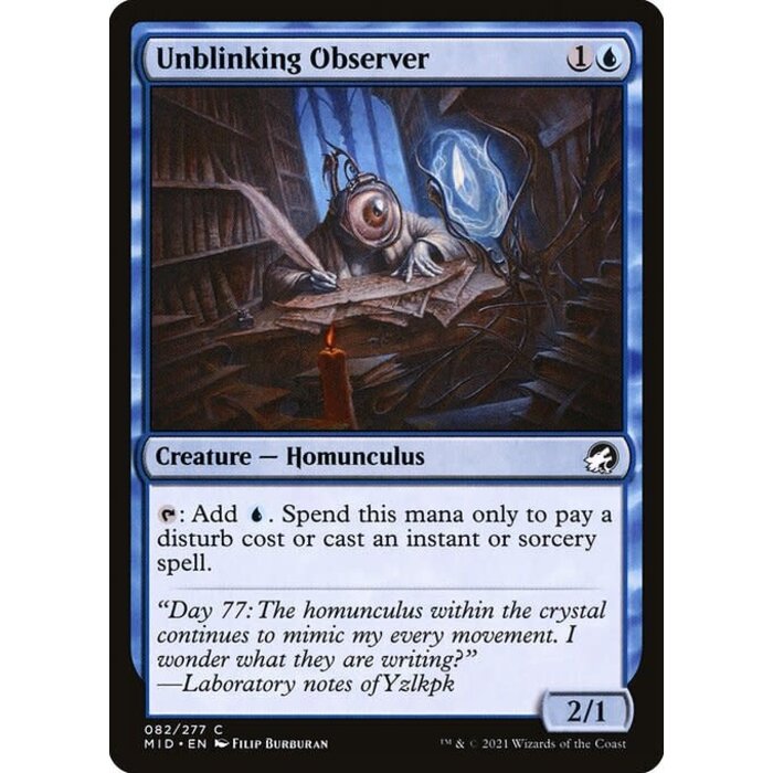 Magic: The Gathering Unblinking Observer (082) Lightly Played