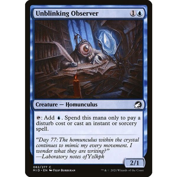 Magic: The Gathering Unblinking Observer (082) Near Mint Foil