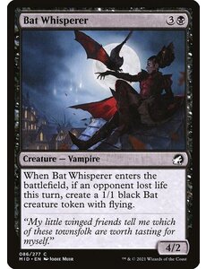 Magic: The Gathering Bat Whisperer (086) Near Mint Foil