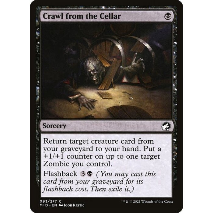Magic: The Gathering Crawl from the Cellar (093) Lightly Played Foil