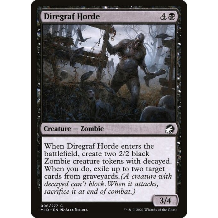 Magic: The Gathering Diregraf Horde (096) Near Mint