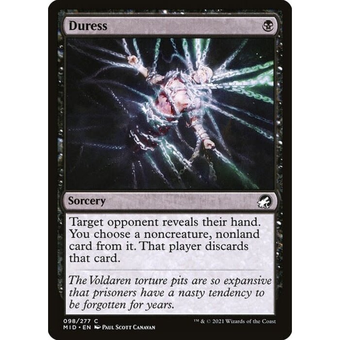 Magic: The Gathering Duress (098) Near Mint Foil