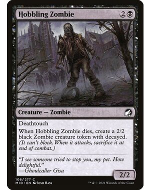 Magic: The Gathering Hobbling Zombie (106) Lightly Played