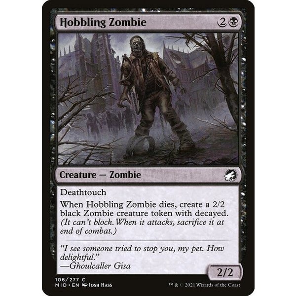 Magic: The Gathering Hobbling Zombie (106) Lightly Played