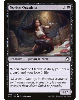 Magic: The Gathering Novice Occultist (117) Near Mint