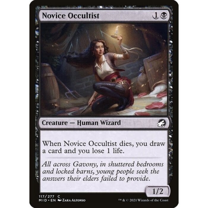 Magic: The Gathering Novice Occultist (117) Near Mint
