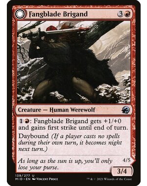 Magic: The Gathering Fangblade Brigand (139) Near Mint
