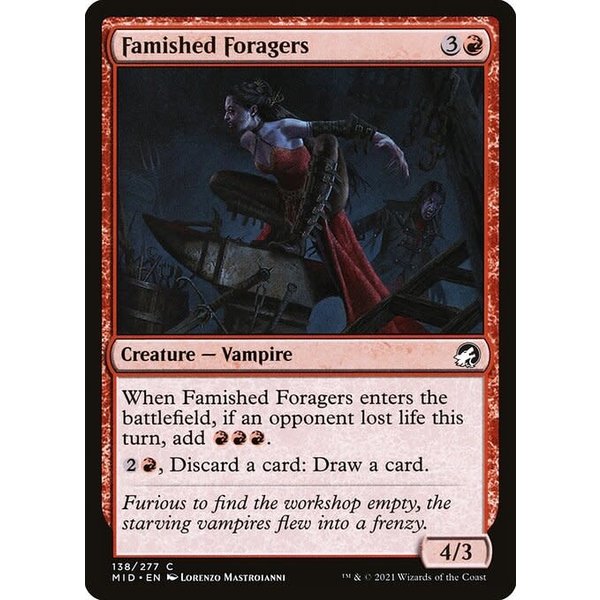 Magic: The Gathering Famished Foragers (138) Lightly Played