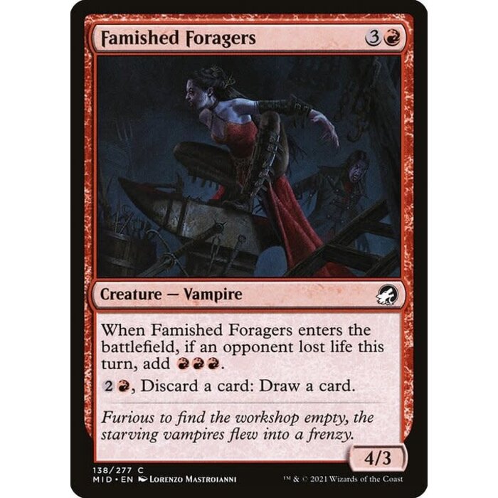 Magic: The Gathering Famished Foragers (138) Lightly Played