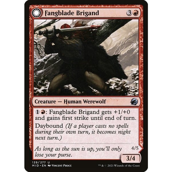 Magic: The Gathering Fangblade Brigand (139) Near Mint Foil