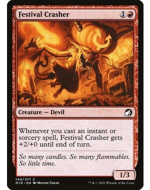 Magic: The Gathering Festival Crasher (140) Lightly Played