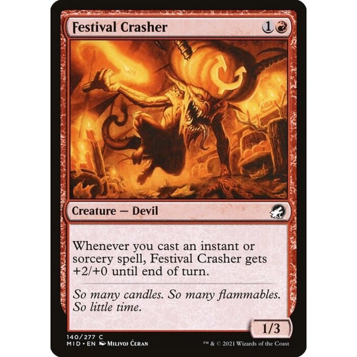 Magic: The Gathering Festival Crasher (140) Lightly Played