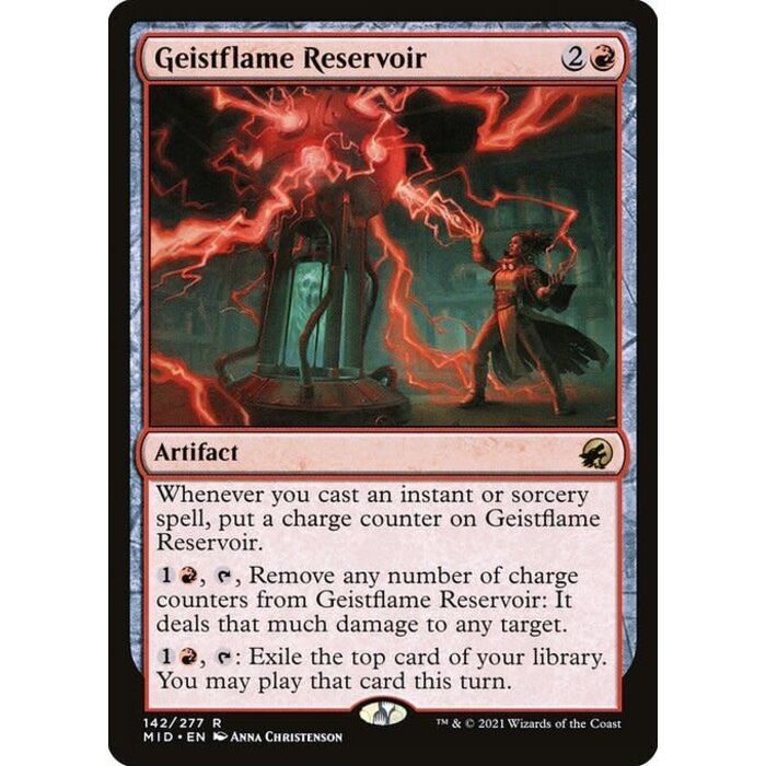 Magic: The Gathering Geistflame Reservoir (142) Near Mint