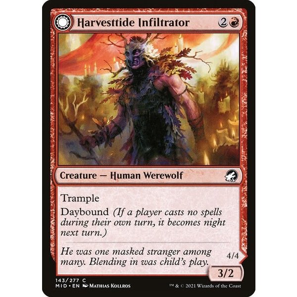 Magic: The Gathering Harvesttide Infiltrator (143) Lightly Played