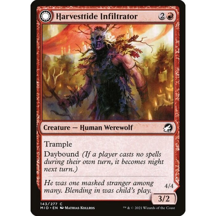 Magic: The Gathering Harvesttide Infiltrator (143) Lightly Played