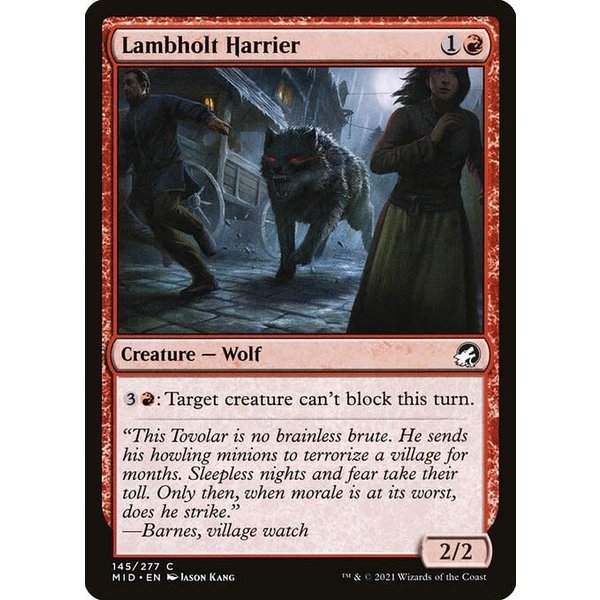 Magic: The Gathering Lambholt Harrier (145) Near Mint Foil