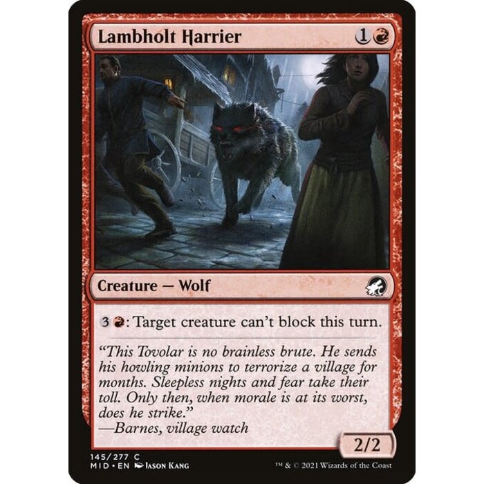 Magic: The Gathering Lambholt Harrier (145) Near Mint Foil
