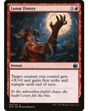 Magic: The Gathering Lunar Frenzy (147) Lightly Played Foil