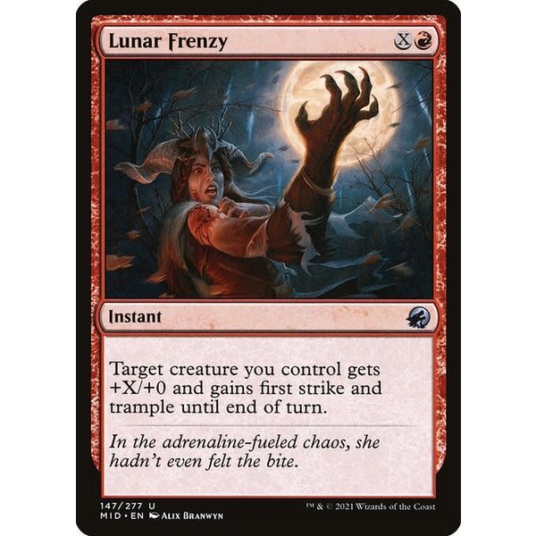 Magic: The Gathering Lunar Frenzy (147) Lightly Played Foil