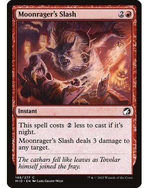 Magic: The Gathering Moonrager's Slash (148) Lightly Played