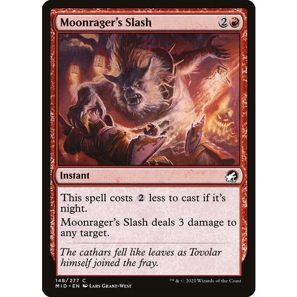 Magic: The Gathering Moonrager's Slash (148) Near Mint Foil