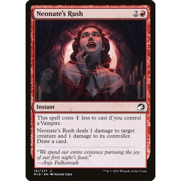 Magic: The Gathering Neonate's Rush (151) Lightly Played