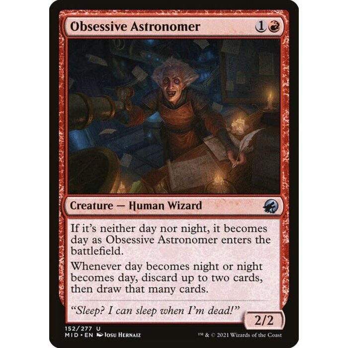 Magic: The Gathering Obsessive Astronomer (152) Near Mint