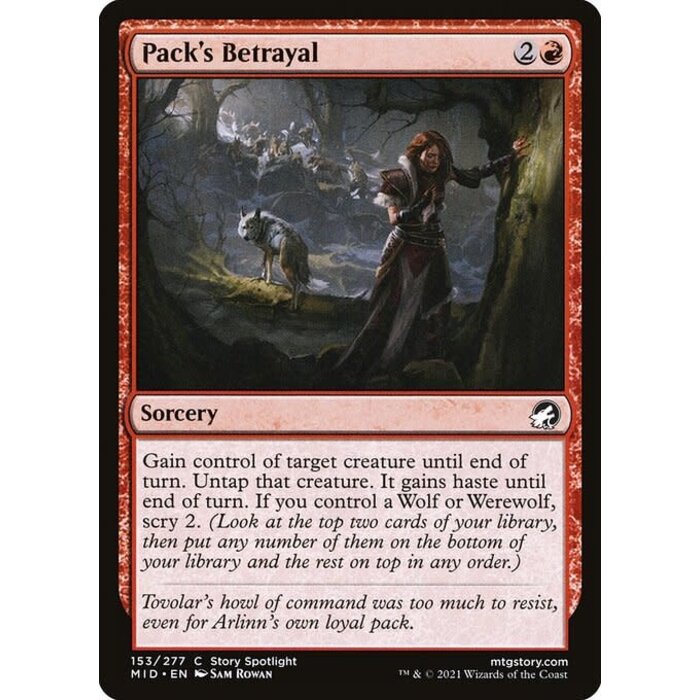 Magic: The Gathering Pack's Betrayal (153) Near Mint