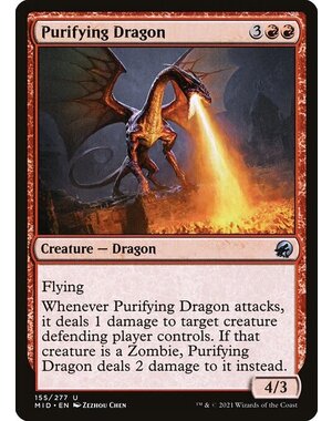 Magic: The Gathering Purifying Dragon (155) Lightly Played