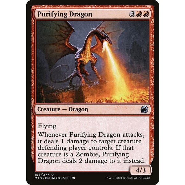 Magic: The Gathering Purifying Dragon (155) Lightly Played