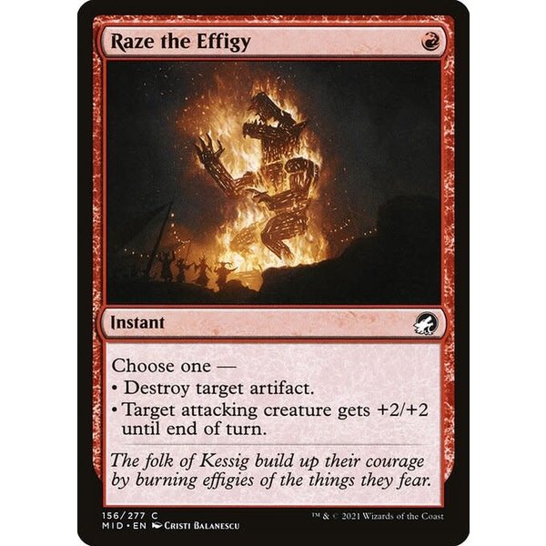Magic: The Gathering Raze the Effigy (156) Near Mint