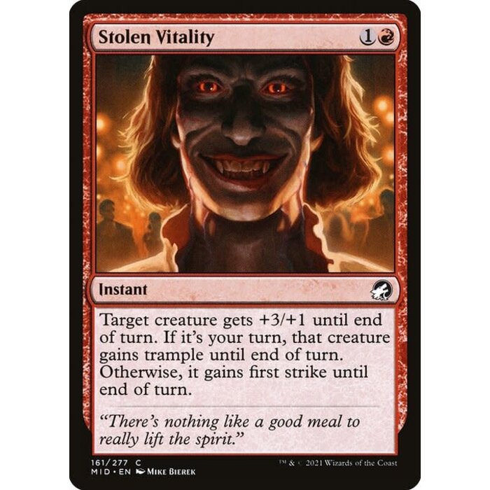 Magic: The Gathering Stolen Vitality (161) Lightly Played