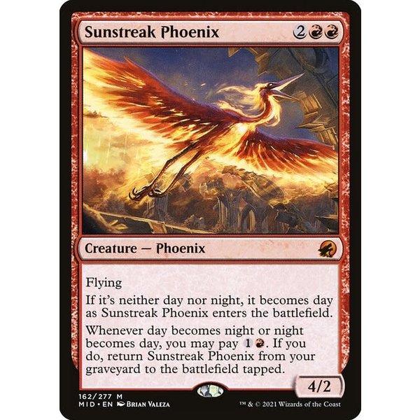 Magic: The Gathering Sunstreak Phoenix (162) Lightly Played Foil