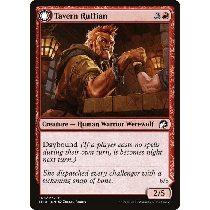Magic: The Gathering Tavern Ruffian (163) Lightly Played