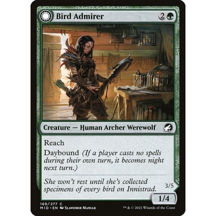 Magic: The Gathering Bird Admirer (169) Lightly Played