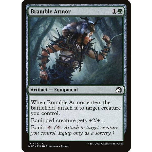 Magic: The Gathering Bramble Armor (171) Lightly Played