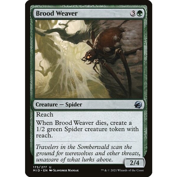 Magic: The Gathering Brood Weaver (173) Lightly Played