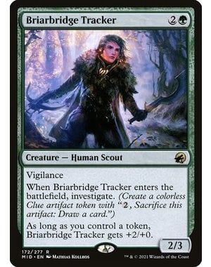 Magic: The Gathering Briarbridge Tracker (172) Lightly Played Foil